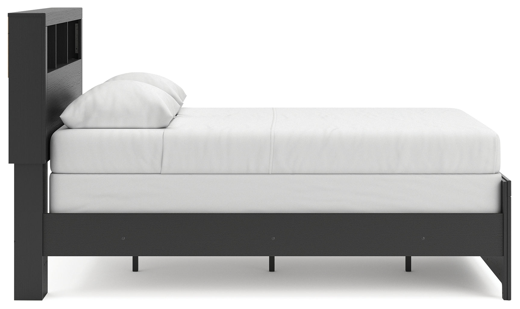 Broachmyn Black/Gray Full Bookcase Bed - Ornate Home