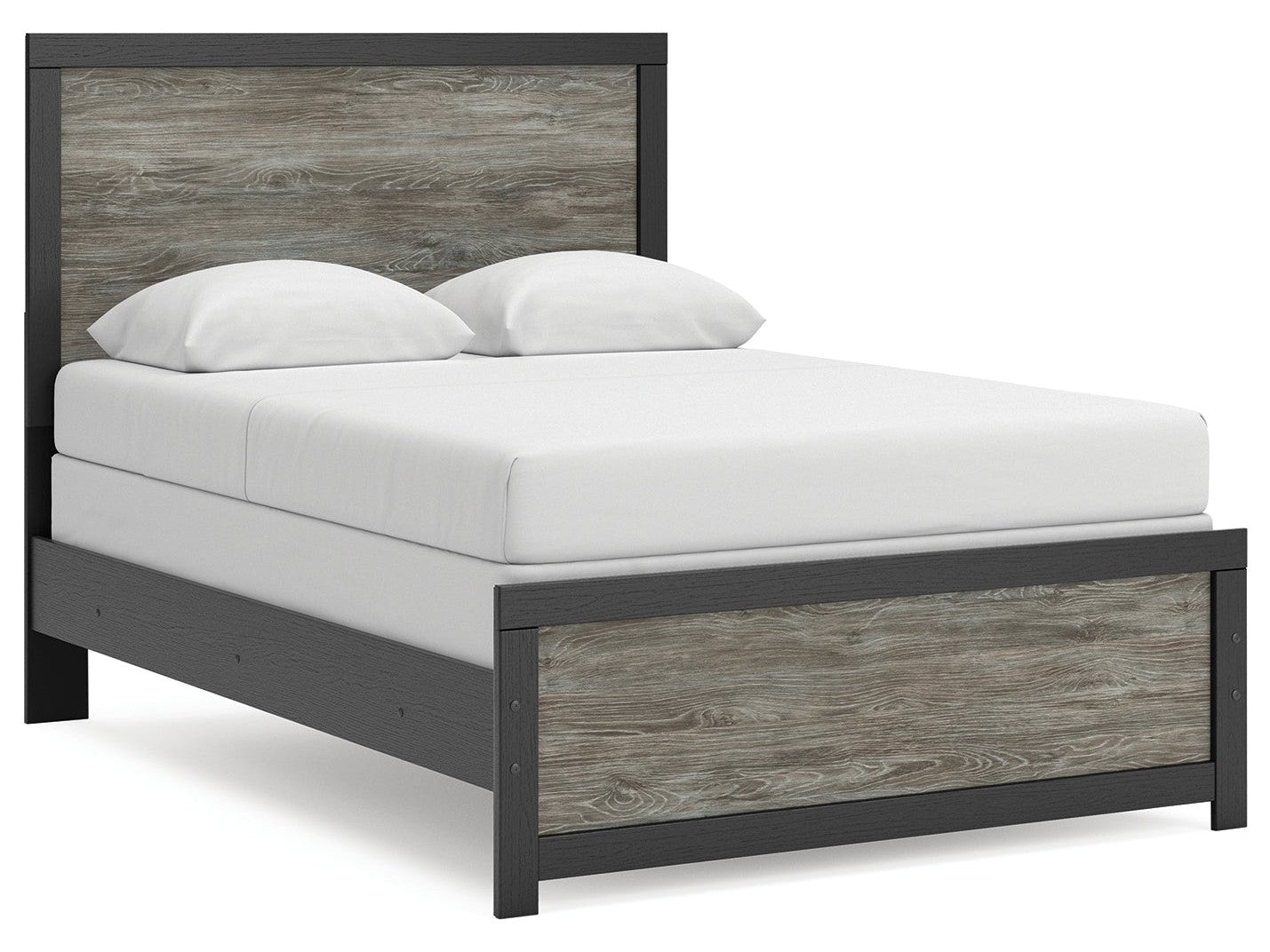Broachmyn Black/Gray Full Panel Bed (Online Special Price) - Ornate Home