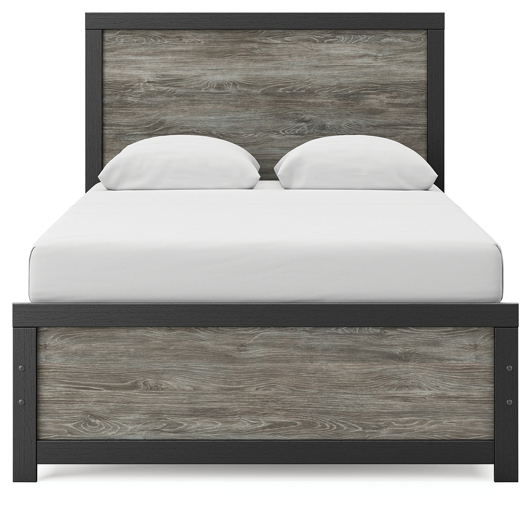 Broachmyn Black/Gray Full Panel Bed (Online Special Price) - Ornate Home