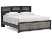 Broachmyn Black/Gray King Bookcase Bed (Online Special Price) - Ornate Home