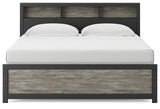 Broachmyn Black/Gray King Bookcase Bed (Online Special Price) - Ornate Home