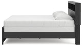 Broachmyn Black/Gray King Bookcase Bed (Online Special Price) - Ornate Home
