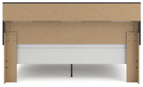 Broachmyn Black/Gray King Bookcase Bed - Ornate Home