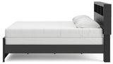 Broachmyn Black/Gray King Bookcase Bed - Ornate Home