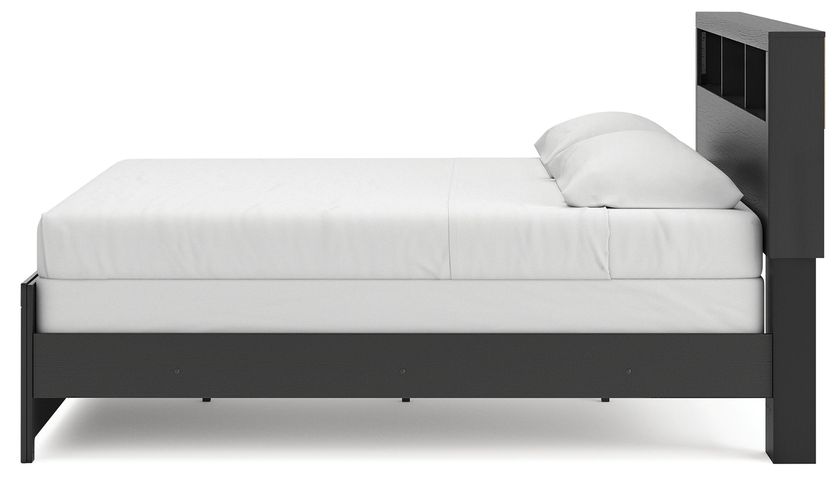 Broachmyn Black/Gray King Bookcase Bed - Ornate Home