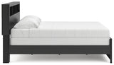 Broachmyn Black/Gray King Bookcase Bed - Ornate Home