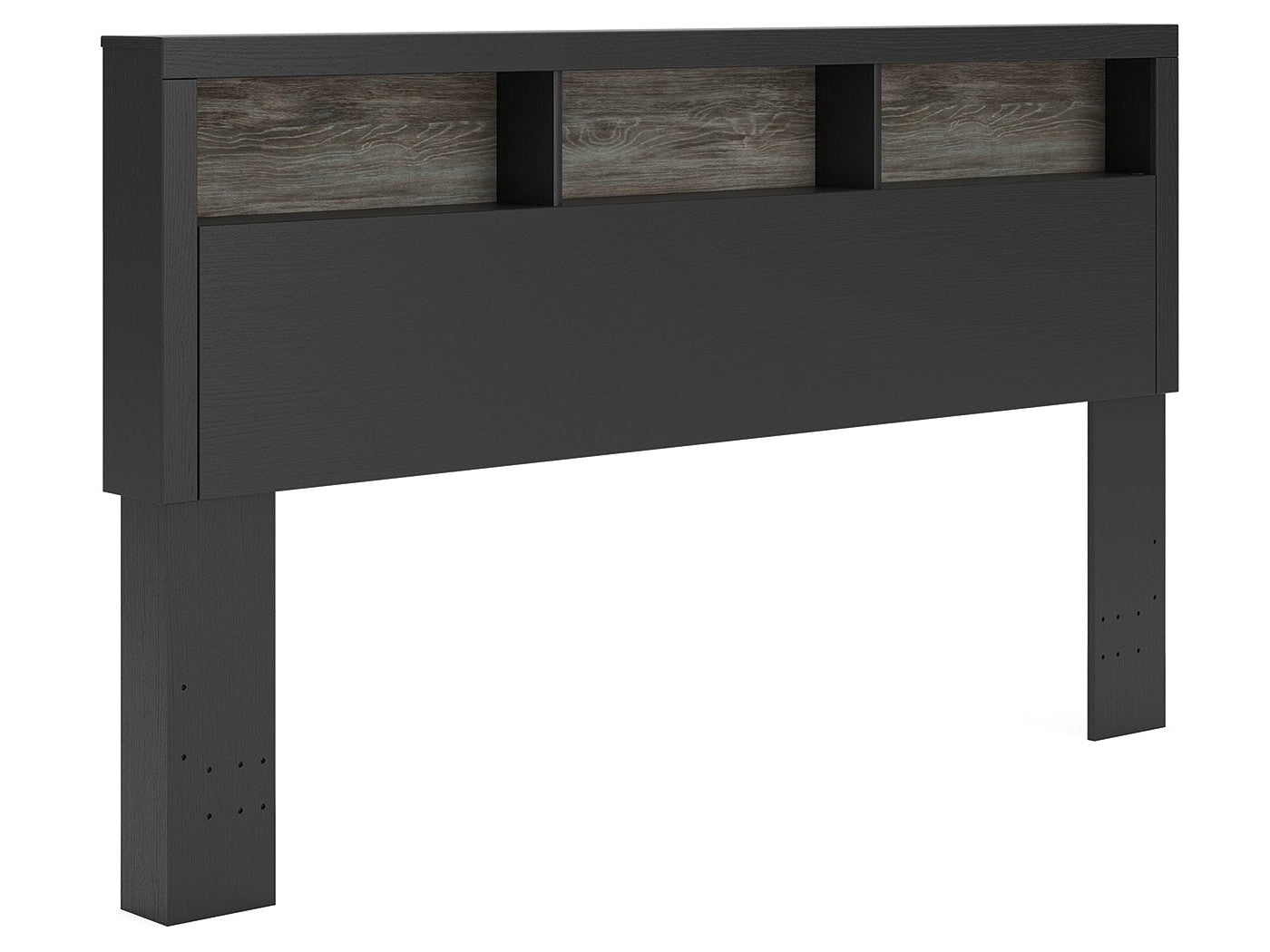 Broachmyn Black/Gray King Bookcase Headboard (Online Special Price) - Ornate Home