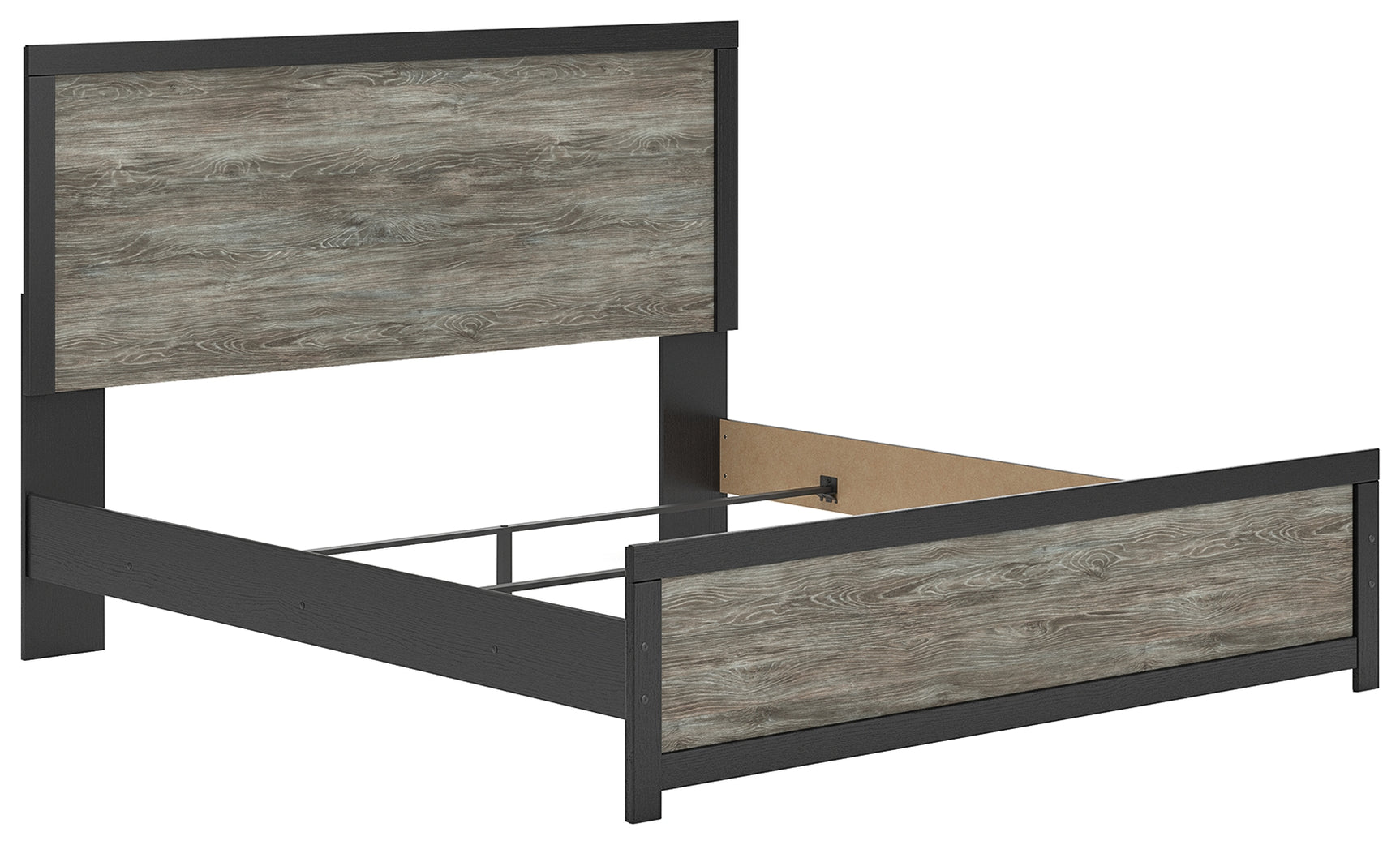 Broachmyn Black/Gray King Panel Bed (Online Special Price) - Ornate Home