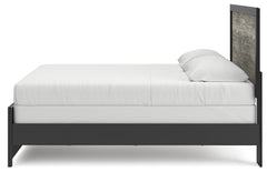 Broachmyn Black/Gray King Panel Bed - Ornate Home