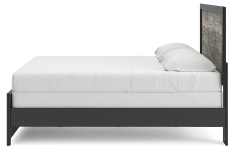 Broachmyn Black/Gray King Panel Bed - Ornate Home