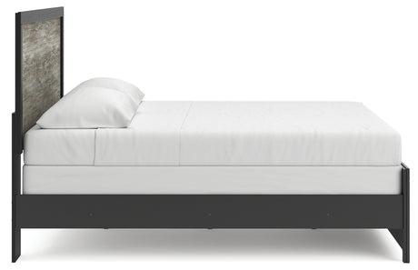 Broachmyn Black/Gray King Panel Bed - Ornate Home