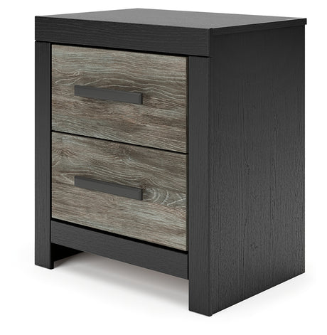 Broachmyn Black/Gray Nightstand - Ornate Home