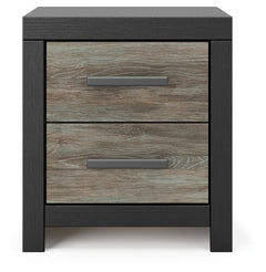 Broachmyn Black/Gray Nightstand - Ornate Home