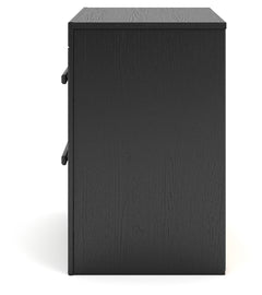 Broachmyn Black/Gray Nightstand - Ornate Home