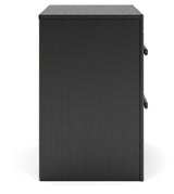 Broachmyn Black/Gray Nightstand - Ornate Home