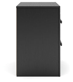 Broachmyn Black/Gray Nightstand - Ornate Home