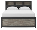 Broachmyn Black/Gray Queen Bookcase Bed, Dresser and Mirror (Online Special Price) - Ornate Home