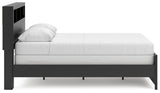 Broachmyn Black/Gray Queen Bookcase Bed, Dresser and Mirror (Online Special Price) - Ornate Home