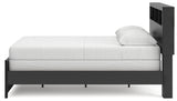 Broachmyn Black/Gray Queen Bookcase Bed (Online Special Price) - Ornate Home
