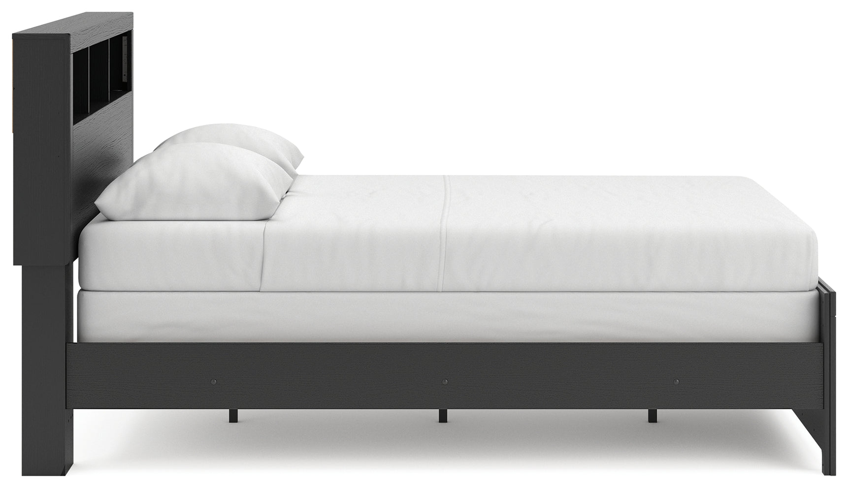 Broachmyn Black/Gray Queen Bookcase Bed - Ornate Home