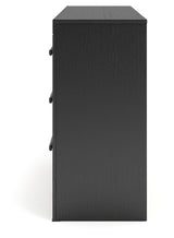 Broachmyn Black/Gray Queen Bookcase Panel Bed, Dresser and Nightstand (Online Special Price) - Ornate Home