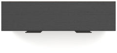 Broachmyn Black/Gray Queen Bookcase Panel Bed, Dresser and Nightstand - Ornate Home
