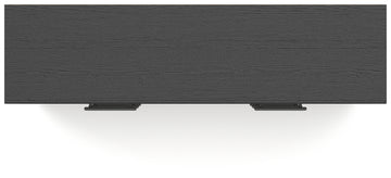 Broachmyn Black/Gray Queen Bookcase Panel Bed, Dresser and Nightstand - Ornate Home