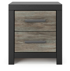 Broachmyn Black/Gray Queen Bookcase Panel Bed, Dresser and Nightstand - Ornate Home