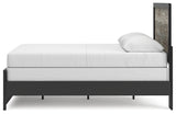 Broachmyn Black/Gray Queen Panel Bed, Dresser and Mirror - Ornate Home