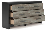 Broachmyn Black/Gray Queen Panel Bed, Dresser and Nightstand (Online Special Price) - Ornate Home