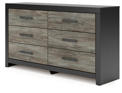 Broachmyn Black/Gray Queen Panel Bed, Dresser and Nightstand - Ornate Home
