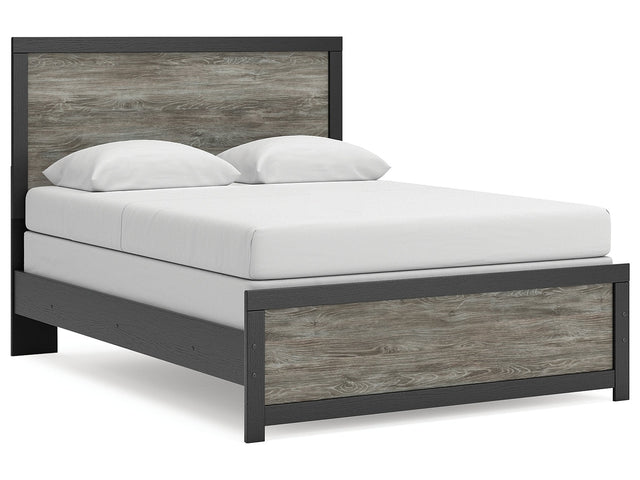 Broachmyn Black/Gray Queen Panel Bed (Online Special Price) - Ornate Home