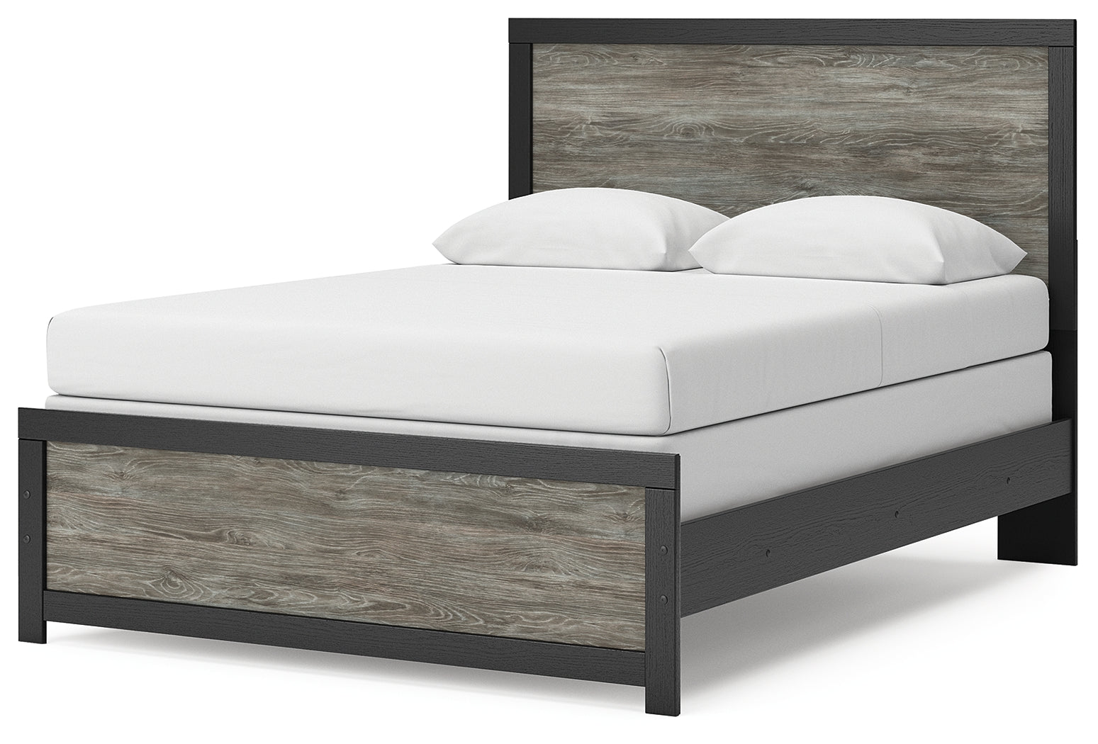 Broachmyn Black/Gray Queen Panel Bed (Online Special Price) - Ornate Home