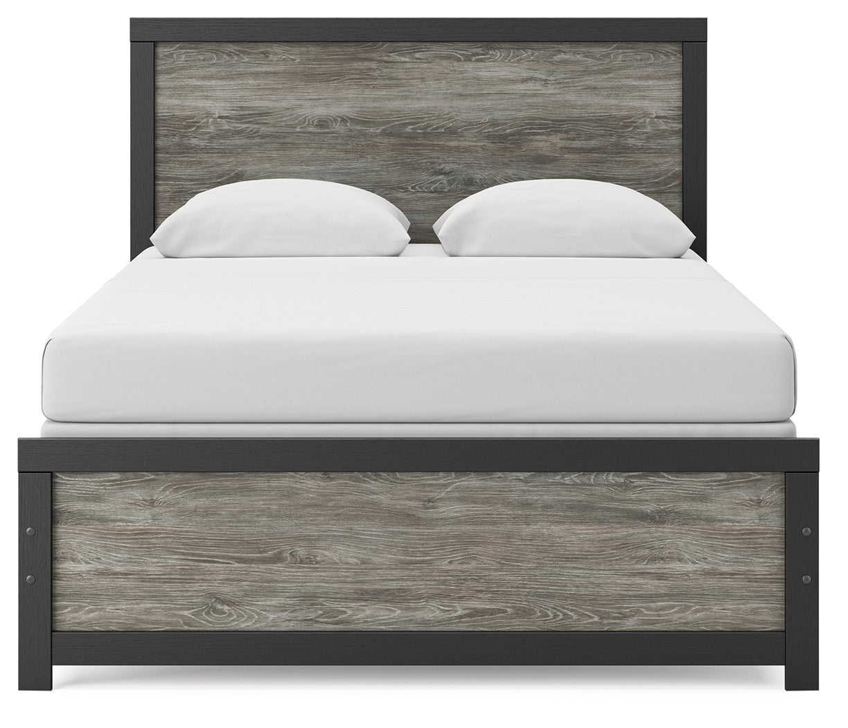 Broachmyn Black/Gray Queen Panel Bed (Online Special Price) - Ornate Home