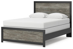 Broachmyn Black/Gray Queen Panel Bed - Ornate Home