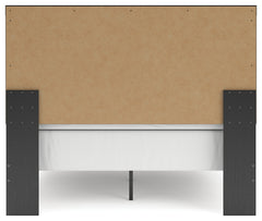 Broachmyn Black/Gray Queen Panel Bed - Ornate Home