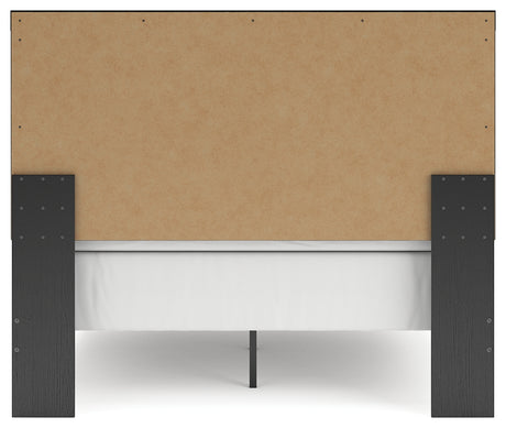 Broachmyn Black/Gray Queen Panel Bed - Ornate Home