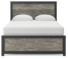 Broachmyn Black/Gray Queen Panel Bed - Ornate Home