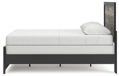 Broachmyn Black/Gray Queen Panel Bed - Ornate Home