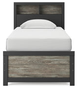 Broachmyn Black/Gray Twin Bookcase Bed (Online Special Price) - Ornate Home