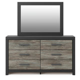 Broachmyn Black/Gray Twin Panel Bed, Dresser and Mirror (Online Special Price) - Ornate Home