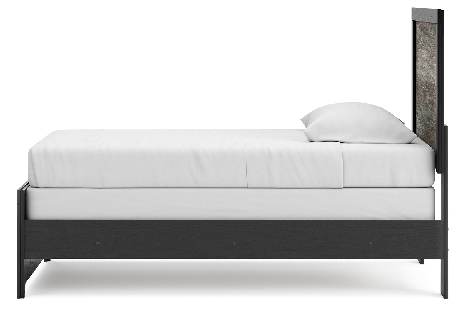 Broachmyn Black/Gray Twin Panel Bed, Dresser and Mirror (Online Special Price) - Ornate Home