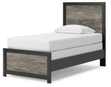 Broachmyn Black/Gray Twin Panel Bed, Dresser and Mirror (Online Special Price) - Ornate Home