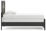 Broachmyn Black/Gray Twin Panel Bed (Online Special Price) - Ornate Home