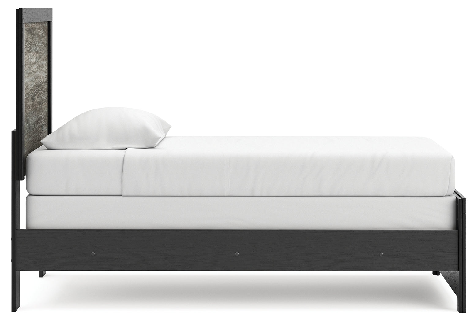 Broachmyn Black/Gray Twin Panel Bed (Online Special Price) - Ornate Home