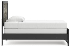 Broachmyn Black/Gray Twin Panel Bed - Ornate Home