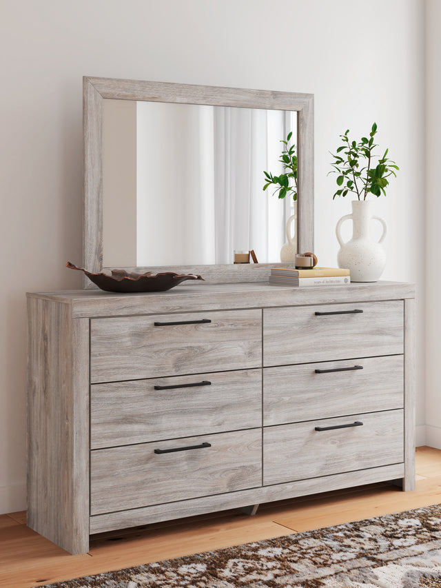 Broachmyn Gray Dresser and Mirror - Ornate Home