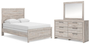 Broachmyn Gray Full Panel Bed, Dresser and Mirror (Online Special Price) - Ornate Home