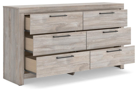 Broachmyn Gray King Panel Bed, Dresser and Nightstand - Ornate Home