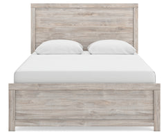 Broachmyn Gray Queen Panel Bed, Dresser and Mirror - Ornate Home